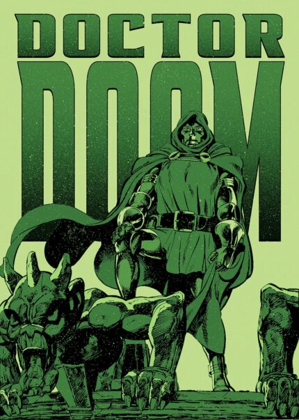 Doctor Doom Green Gargoyle Poster