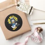 Donald Duck Awnuts Classic Round Sticker