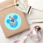 Donald Duck Classic Round Sticker