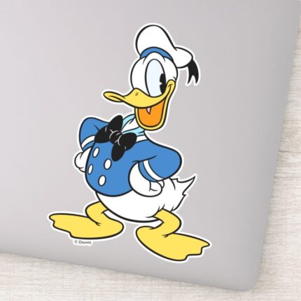 Donald Duck Smile Sticker