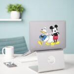 Donald Duck Mickey Fist Bump Sticker
