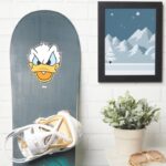 Donald Duck Angry Face Closeup Sticker