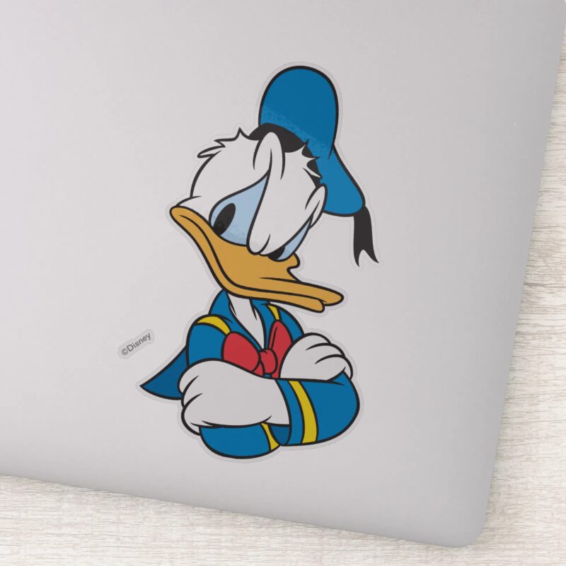 Donald Duck Arms Crossed Sticker Donald Duck Arms Crossed Sticker