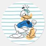 Donald Duck Hangry Hangry Classic Round Sticker