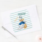 Donald Duck Hangry Hangry Square Sticker