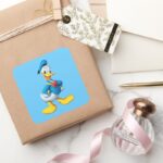 Donald Duck Happy Square Sticker