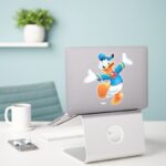 Donald Duck Jumping Sticker