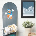 Donald Duck Jumping Sticker