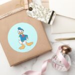 Donald Duck One Hand On Hip Classic Round Sticker