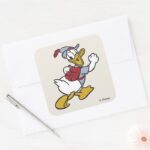 Donald Duck Outdoor Donald Square Sticker