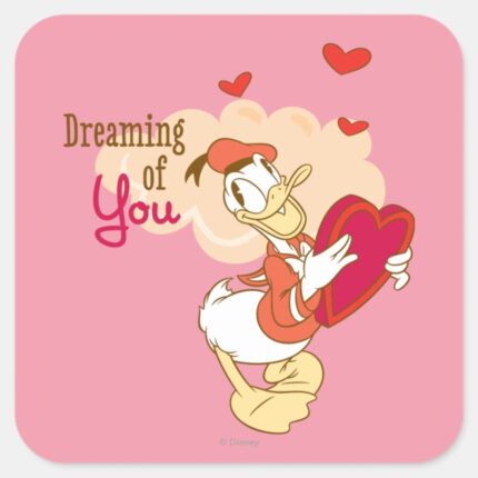 Doo Bee My Valentine Square Sticker