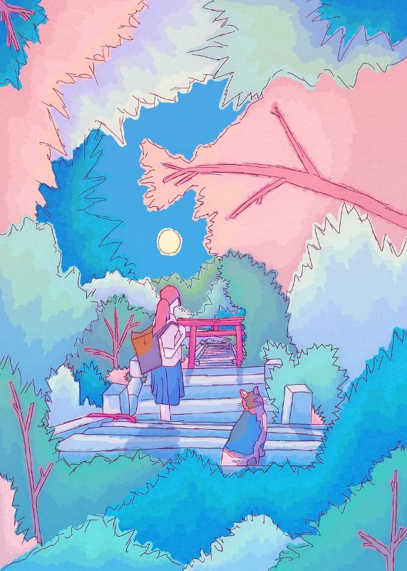 Down The Stairs Spring Vibes Poster