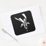 Dr. Fate Flying Outline Square Sticker