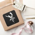 Dr. Fate Flying Outline Square Sticker