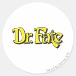 Dr. Fate Logo Classic Round Sticker