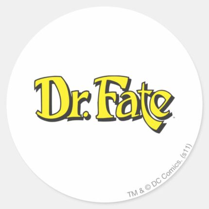 Dr. Fate Logo Classic Round Sticker