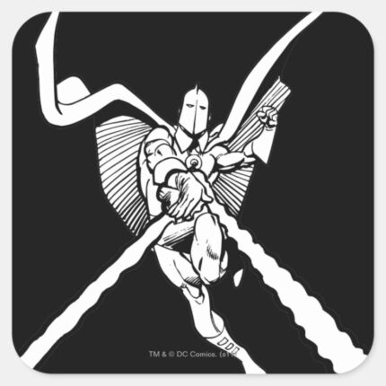 Dr. Fate Magic Outline Square Sticker