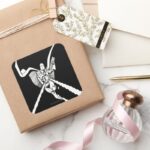 Dr. Fate Magic Outline Square Sticker