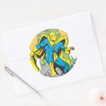 Dr. Fate Invisible Tower Classic Round Sticker