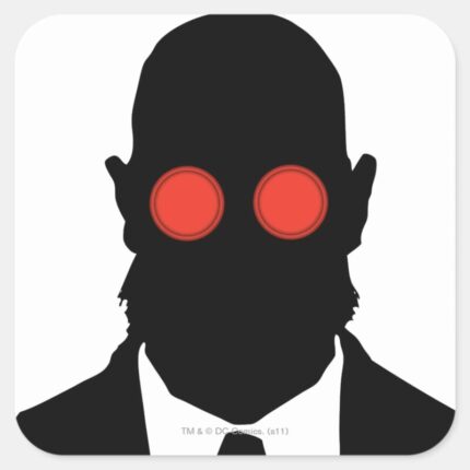 Dr. Hugo Strange Silo Square Sticker