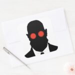 Dr. Hugo Strange Silo Square Sticker