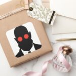 Dr. Hugo Strange Silo Square Sticker