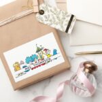 Dr. Seuss Characters Teacher Name Rectangular Sticker