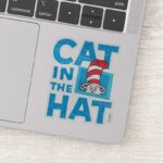Dr. Seuss Cat In The Hat Logo Vintage Sticker