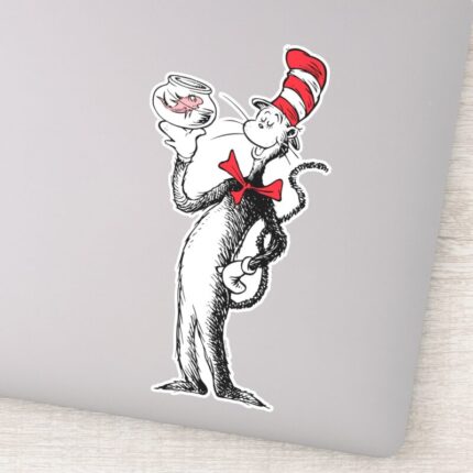 Dr. Seuss Cat In The Hat Krinklebine Sticker