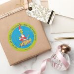 Dr. Seuss Grinch Christmas Roast Beast Classic Round Sticker