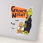 Dr. Seuss Hallowen Grinch Night Graphic Sticker