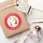 Dr. Seuss Happy Birthday To You Classic Round Sticker