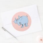 Dr. Seuss Horton Hears Whos Classic Round Sticker