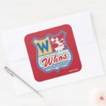 Dr. Seuss Who Ville Whos Crest Square Sticker