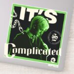 Draco Malfoy Its Complicated Sticker