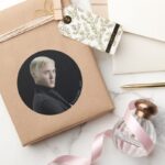 Draco Malfoy Arms Crossed Classic Round Sticker