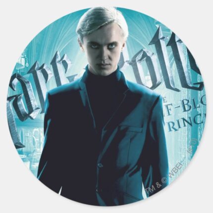 Draco Malfoy Classic Round Sticker