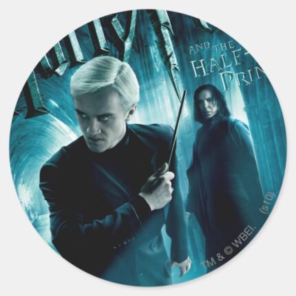 Draco Malfoy And Snape 1 Classic Round Sticker