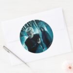 Draco Malfoy And Snape 1 Classic Round Sticker