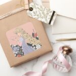 Dreamy Rapunzel In Bloom Square Sticker