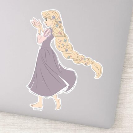 Dreamy Rapunzel In Bloom Sticker