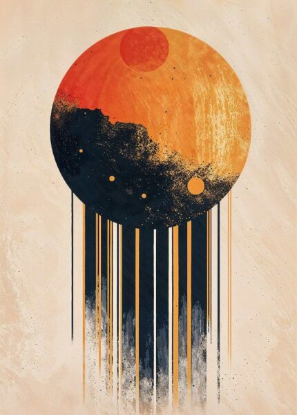 Dripping Sun Poster