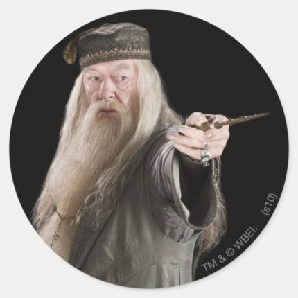 Dumbledore Classic Round Sticker