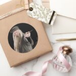 Dumbledore Classic Round Sticker