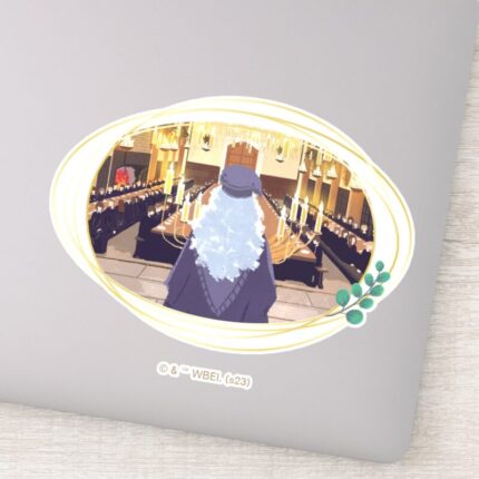 Dumbledore Speaking In The Hogwarts Great Hall Sticker