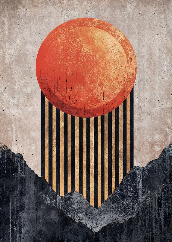 Dusk Horizon Line Poster