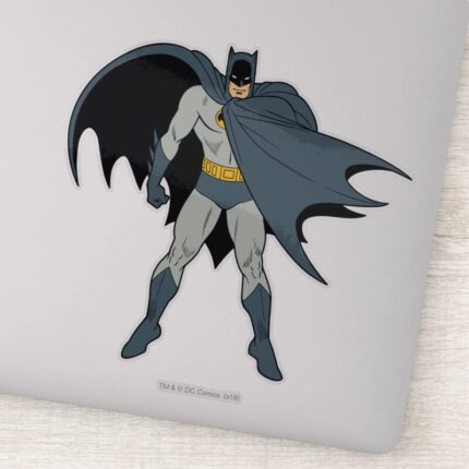 Dynamic Batman Cape Sticker
