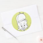 ELMER FUDD™ Head Shot Classic Round Sticker