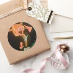 ELMER FUDD™ Viking Classic Round Sticker