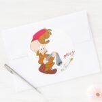 ELMER FUDD™s Gun Failure Classic Round Sticker